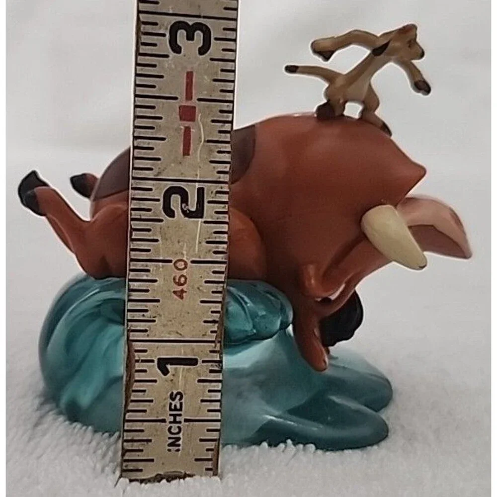 Cake Topper Lion King Timon & Pumbaa Wave PVC Figure Applause Decopac Disney VTG